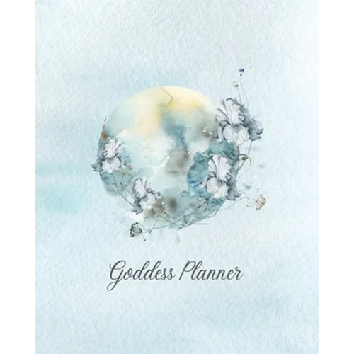 Goddess Planner - Undated Weekly, Monthly 8"x 10" with Moon Journal, To-Do Lists, Self-Care and Habit Tracker