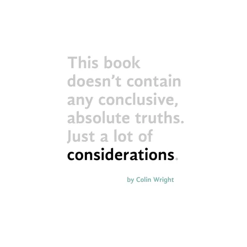 Considerations