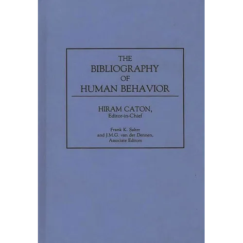 The Bibliography of Human Behavior