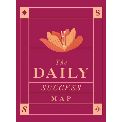 The Daily Success Map: Large Print Undated Monthly & Weekly Hardcover Planner