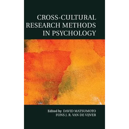 Cross-Cultural Research Methods in Psychology