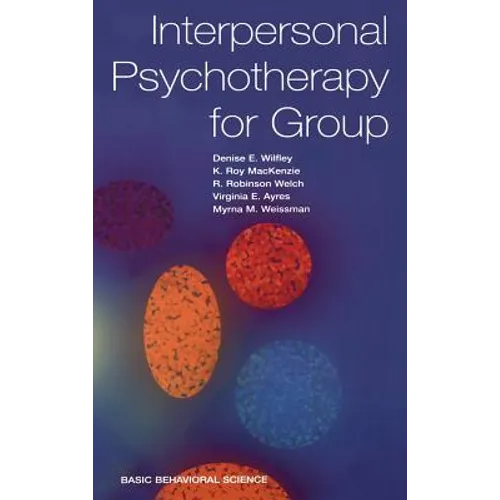 Interpersonal Psychotherapy for Group