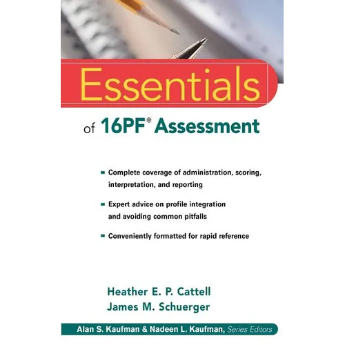 Essentials of 16PF Assessment